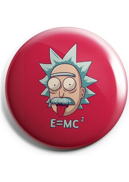 Major Selection Eınsteın Mc2 Iğneli Çanta Rozeti