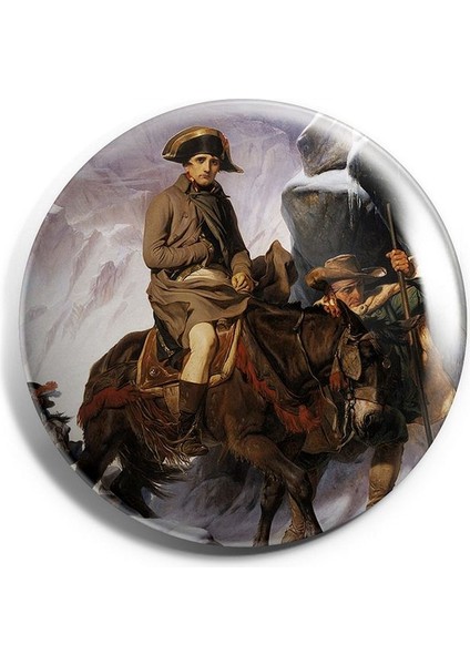 Napolyon (Napoleon) Hayatından Kareler Dörtlü Set Iğneli Rozet