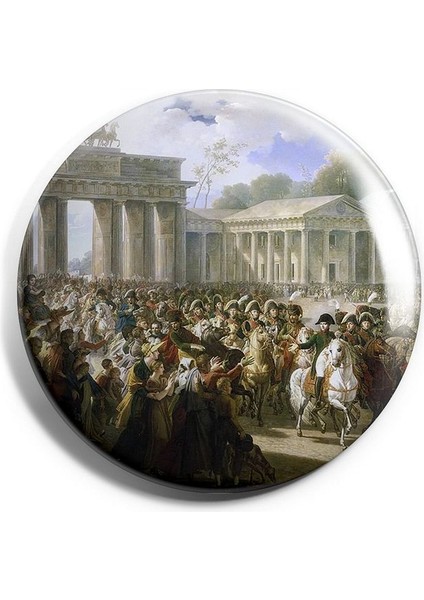 Napolyon (Napoleon) Hayatından Kareler Dörtlü Set Iğneli Rozet