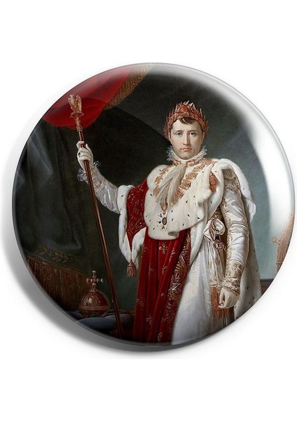 Napolyon (Napoleon) Hayatından Kareler Dörtlü Set Iğneli Rozet
