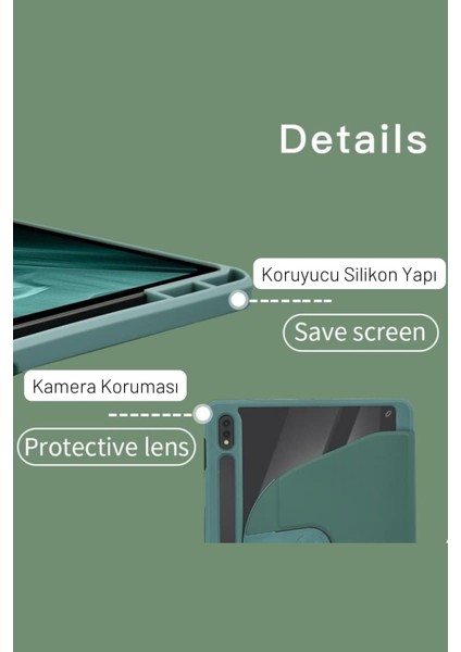 Galaxy Tab S9 Fe Plus 12,4 Inç Uyumlu Fuchsia Pino Tablet Kılıfı SM-X610NLGATUR - SM-X610NLIATUR - SM-X610NZAATUR - SM-X610NZSATUR fiyatları