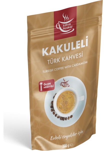 Kahve Tiryakisi Kakuleli Türk Kahvesi 200 gr Paket