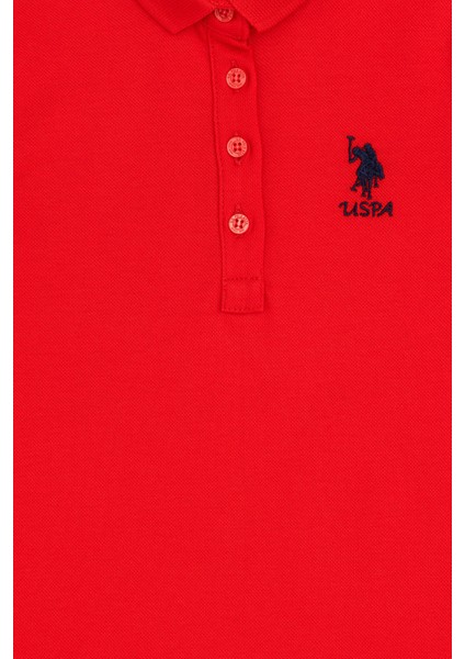 U.S. Polo Assn. Kız Çocuk Kırmızı Örme Elbise 50288076-VR030