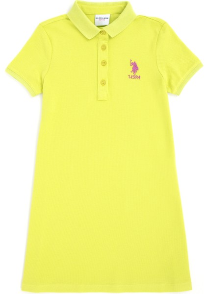 U.S. Polo Assn. Kız Çocuk Fıstık Örme Elbise 50288076-VR087