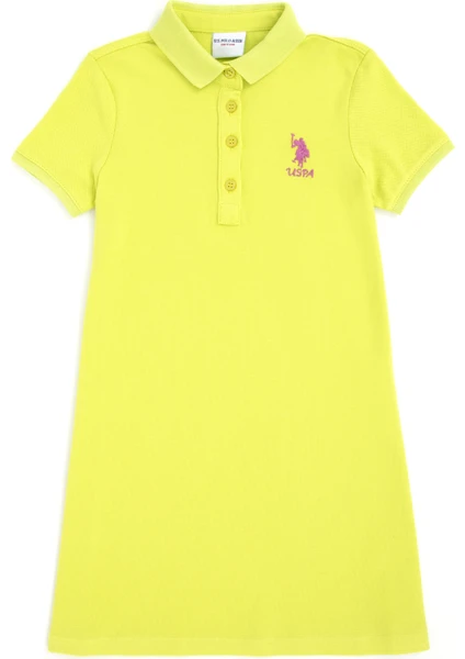 U.S. Polo Assn. Kız Çocuk Fıstık Örme Elbise 50288076-VR087