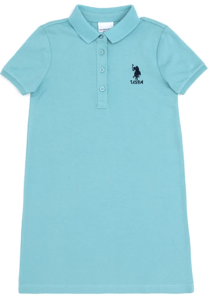 U.S. Polo Assn. Kız Çocuk Mint Örme Elbise 50288076-VR090