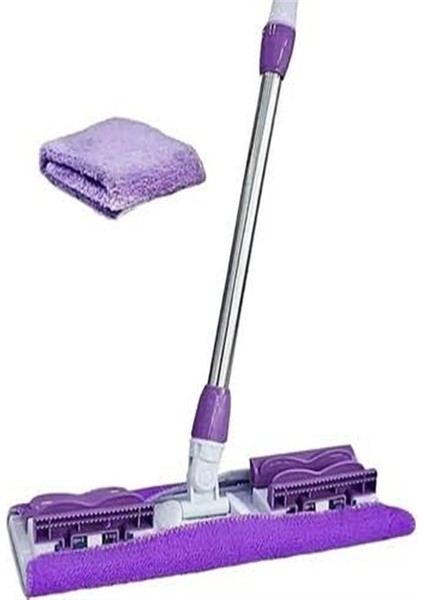Mandallı Yer Silme Mop (1ADET Yedek Bez )