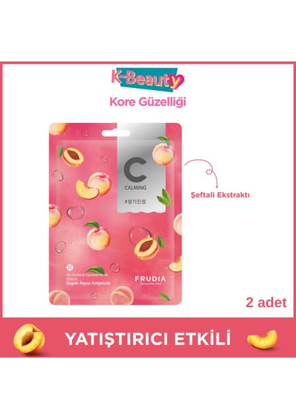 My Orchard Maske Şeftali 2 Adet