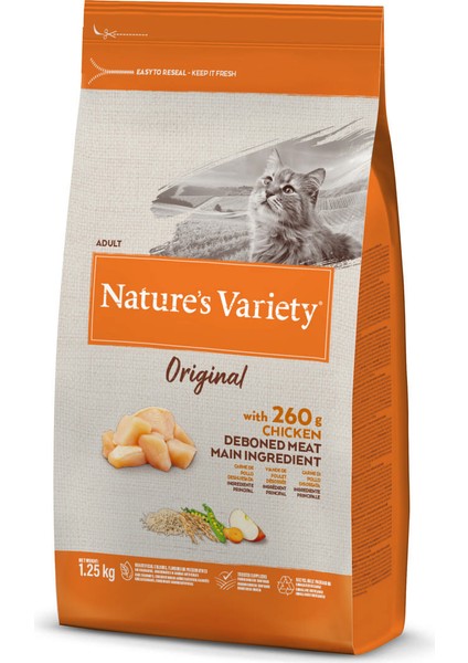 Natures Varıety Adult Cat Chıcken 1,25 kg