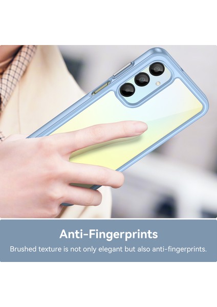 Anti-Düşen Telefon Kılıfı Için Samsung Galaxy A16 Darbeye Dalı Kılıf Tpu + Akrilik Koruyucu Şeffaf Telefon Kapağı-Mavi (Yurt Dışından) indirimleri
