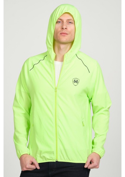 Erkek Kapüşonlu Fileli Rüzgar ve Su Geçirmez Ince Yağmurluk modelleri