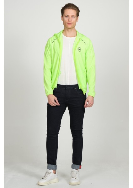 Erkek Kapüşonlu Fileli Rüzgar ve Su Geçirmez Ince Yağmurluk indirimleri