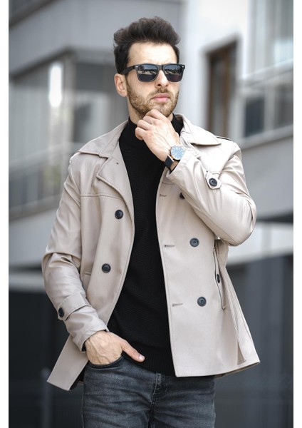 Lusaka Su Itici Slim Fit Kemer Detaylı Trençkot fiyatları