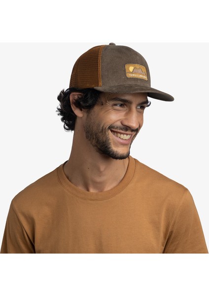 Buff BUF.133560.325 Buff Explore Trucker Cap Rhoes Brown L/xl Şapka