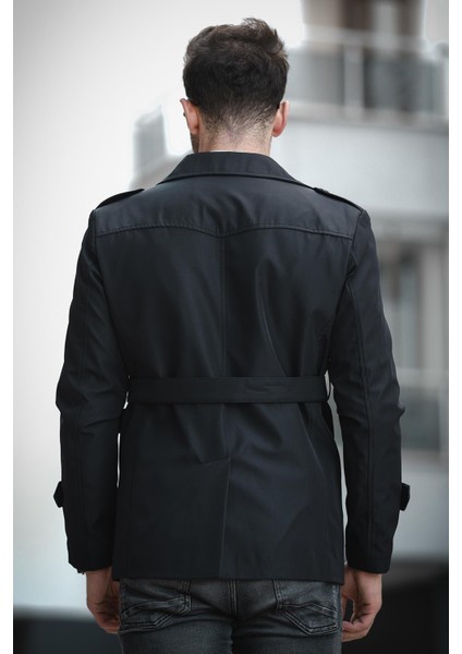 Lusaka Su Itici Slim Fit Kemer Detaylı Trençkot