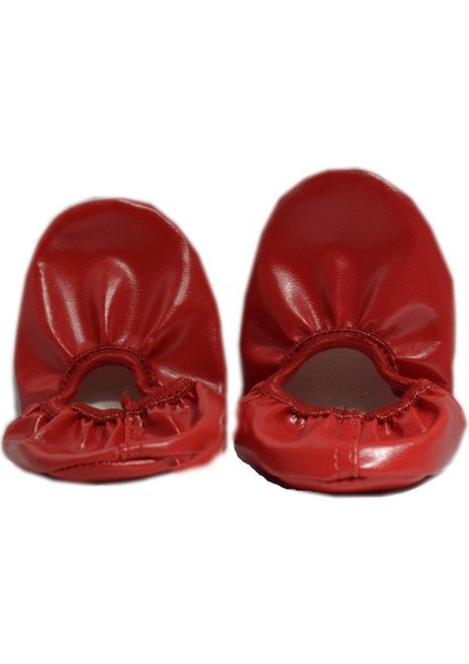 Kırmızı Pisipisi Bale Ayakkabısı Bir Numara Büyük Sipariş Veriniz 35 No