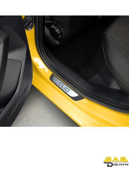 Clio 4 Sw Sport Tourer Krom Kapı Eşik Koruması 2012 Üzeri 4 Parça