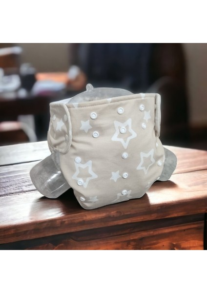 Baby Yıkanabilir Bebek Bezi Cepli Yıldızlı Kapiçino (15KG-25KG)3 Numara fiyatları