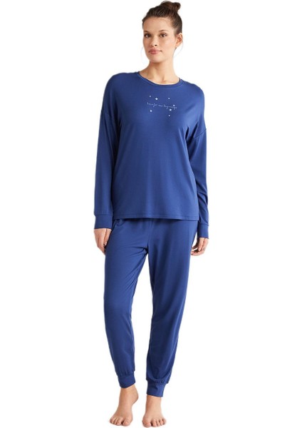 Catherines Kadın Lacivert Pijama Takım 2628