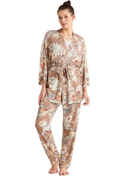 Catherines Kadın 3'lü Pijama Takım 2619