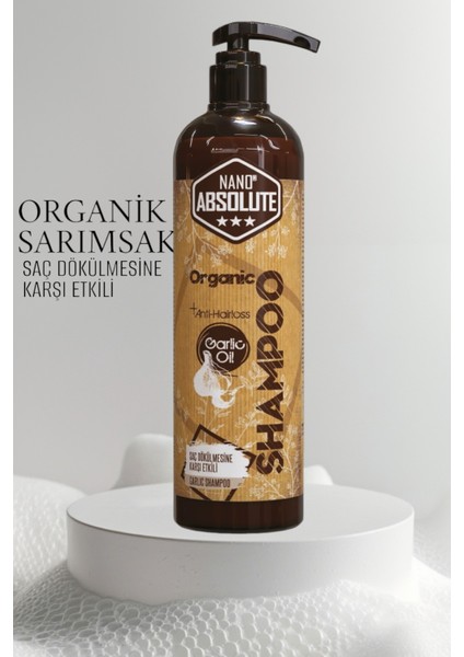 Organik Sarımsak Yağlı Nano Saç Şampuanı