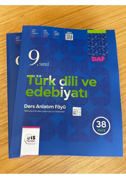 Eis 9. Sınıf Tde Türk Dili ve Edebiyatı Daf Ders Anlatım Föyleri 2025 Güncel Müfredat