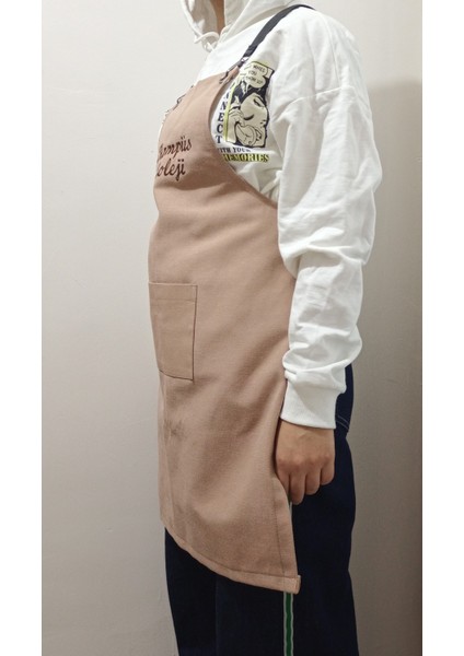 Çocuk Mutfak Resim Sanat Atölye Iş Önlüğü Su Itici Leke Tutmaz Kumaş Isme Özel 4-16 Yaş modelleri