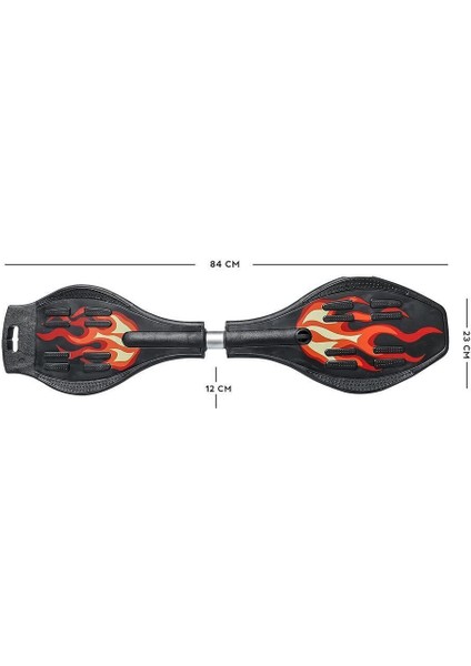 T154 Işıklı Tekerlekli Waveboard Kaykay