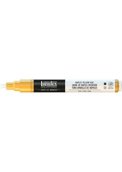 Professional Akrilik Markör Ince Uç 2mm Naples Yellow Hue 601