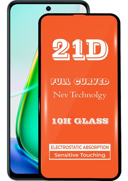 Vivo Y28 İle Uyumlu Tam Kaplayan 21D Temperli Ekran Koruyucu Cam