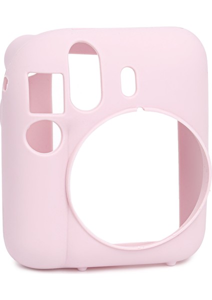 Mini 12 Pembe Slikon Kılıf Mini 28'li Albüm ve Fotoğraf Çerçeveleri Aksesuar Seti modelleri