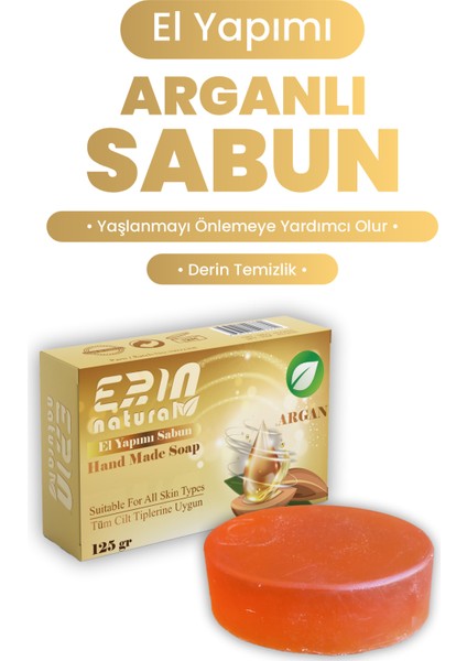 El Yapımı Argan Yağlı Sabun 125 gr