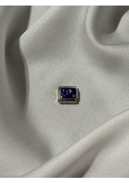 Paslanmaz Çelik Mavi Yıldızlı Italyan Charm fiyatları
