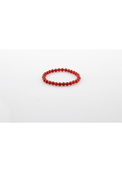 Sertifikalı Kırmızı Akik Doğal Taş Bileklik, Çok Renkli, 6mm, Şık ve Doğal Tasarım modelleri
