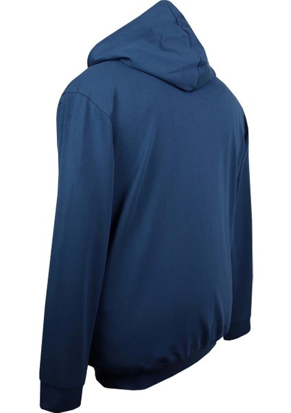 Erkek Büyük Beden Geniş Kalıp Ince Likralı Sweat 2 Iplik Indigo modelleri