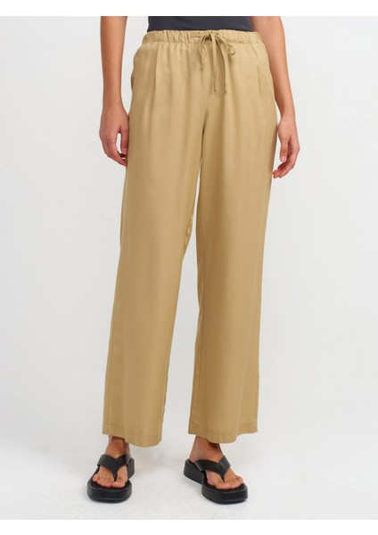71535 Geniş Paça Özel Kesim Pantolon-Açık Camel modelleri