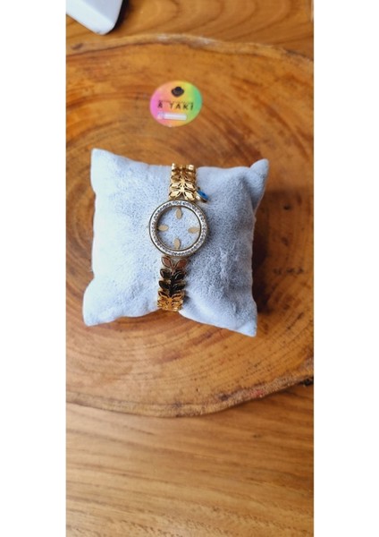 Paslanmaz Çelik Altın Renk Çeyrek Çerçeve Kelepçe, Güçlü ve Şık Tasarım