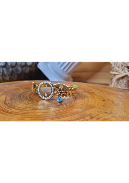 Paslanmaz Çelik Altın Renk Çeyrek Çerçeve Kelepçe, Güçlü ve Şık Tasarım fiyatları