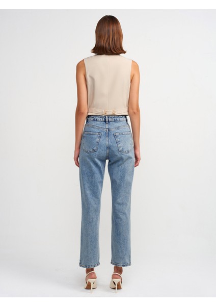 71683 Boru Paça Denim Pantolon-Tint fiyatları
