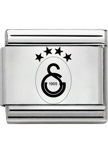 Yüksek Kalite Çelik Takım ve Taraftar Charm, Sarı Renk, Şık ve Dayanıklı Tasarım