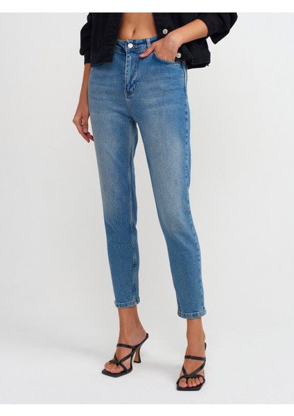 71682 Comfort Slim Fit Denim Pantolon-Tint modelleri