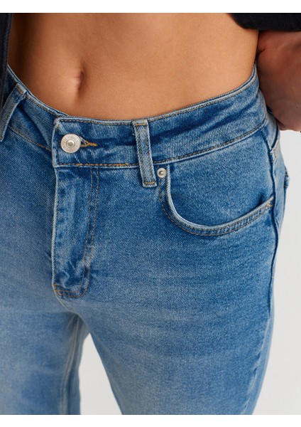 71682 Comfort Slim Fit Denim Pantolon-Tint fırsatları