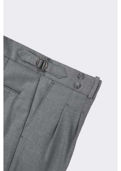 Modern Çift Pileli Erkek Pantolon - KAW2264W