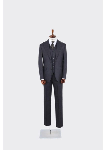 Modern Kesim Yelekli Erkek Takım Elbise - Rahat ve Şık - KAV1069W modelleri