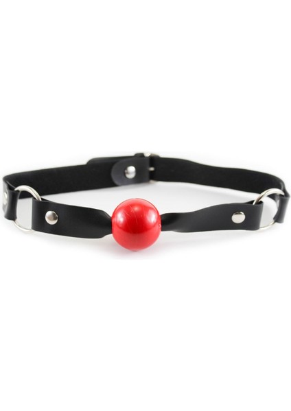 Kadın Kırmızı Deri Ağız Topu