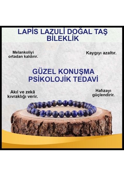 Doğal Taş Bileklik, Renkli, Sertifikalı, 6 Mm, Şık Takı