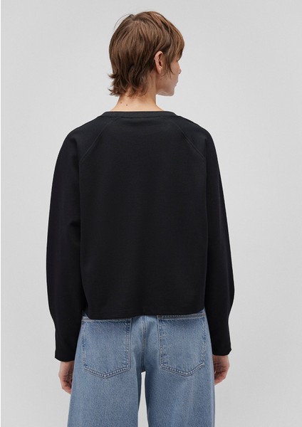 Bisiklet Yaka Siyah Sweatshirt 1S10150-900 fırsatları