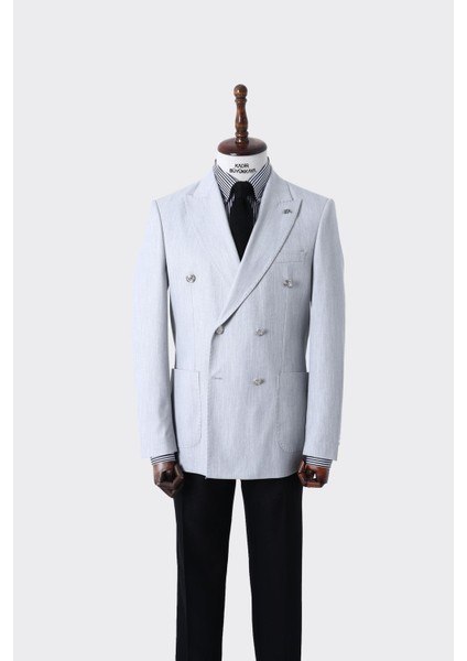 Premium Kalite Erkek Kruvaze Ceket - KAW5225S