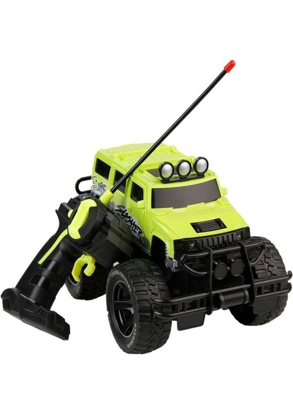 Uzaktan Kumandalı Şarjlı Full Fonksiyonlu Monster Humm Jeep Yeşil 859-25B
