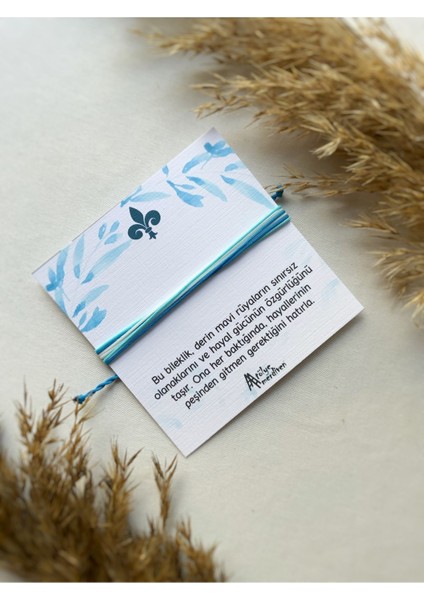 Unisex özgürlük bilekliği, mavi tonları, çoklu renk seçenekleri, şık ve rahat aksesuar modelleri